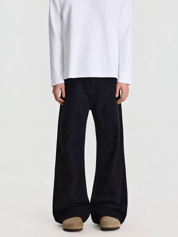 Jeans a zampa d'elefante retro a gamba larga 