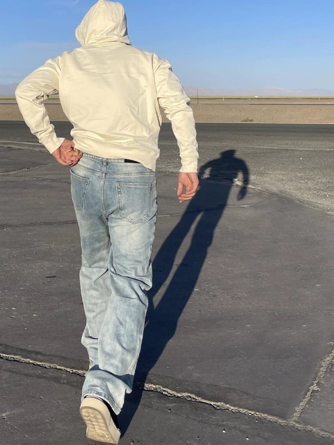 Straight Fit Washed Denim Pants