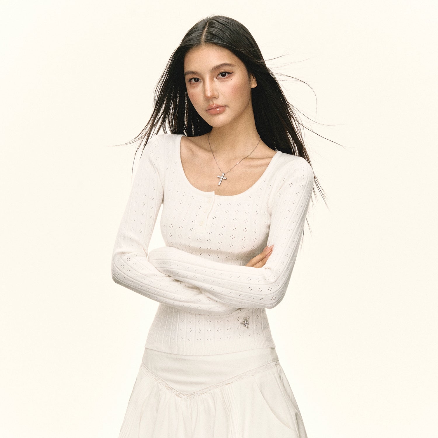 Slim Fit Ribbed Knit Sweater