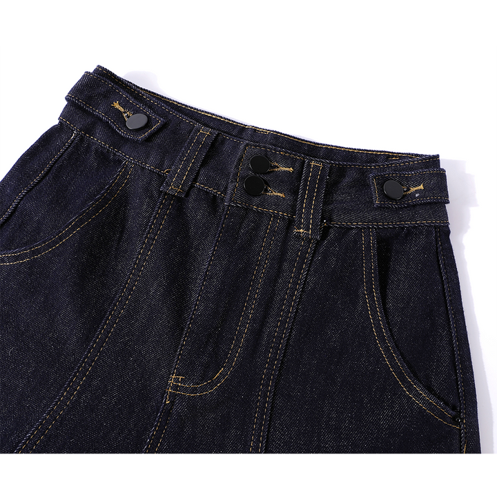 High Waist Wide Leg Retro Jeans