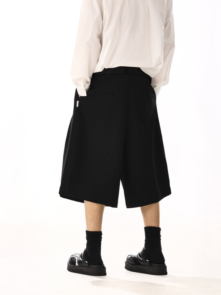 Loose Casual Cropped Pants