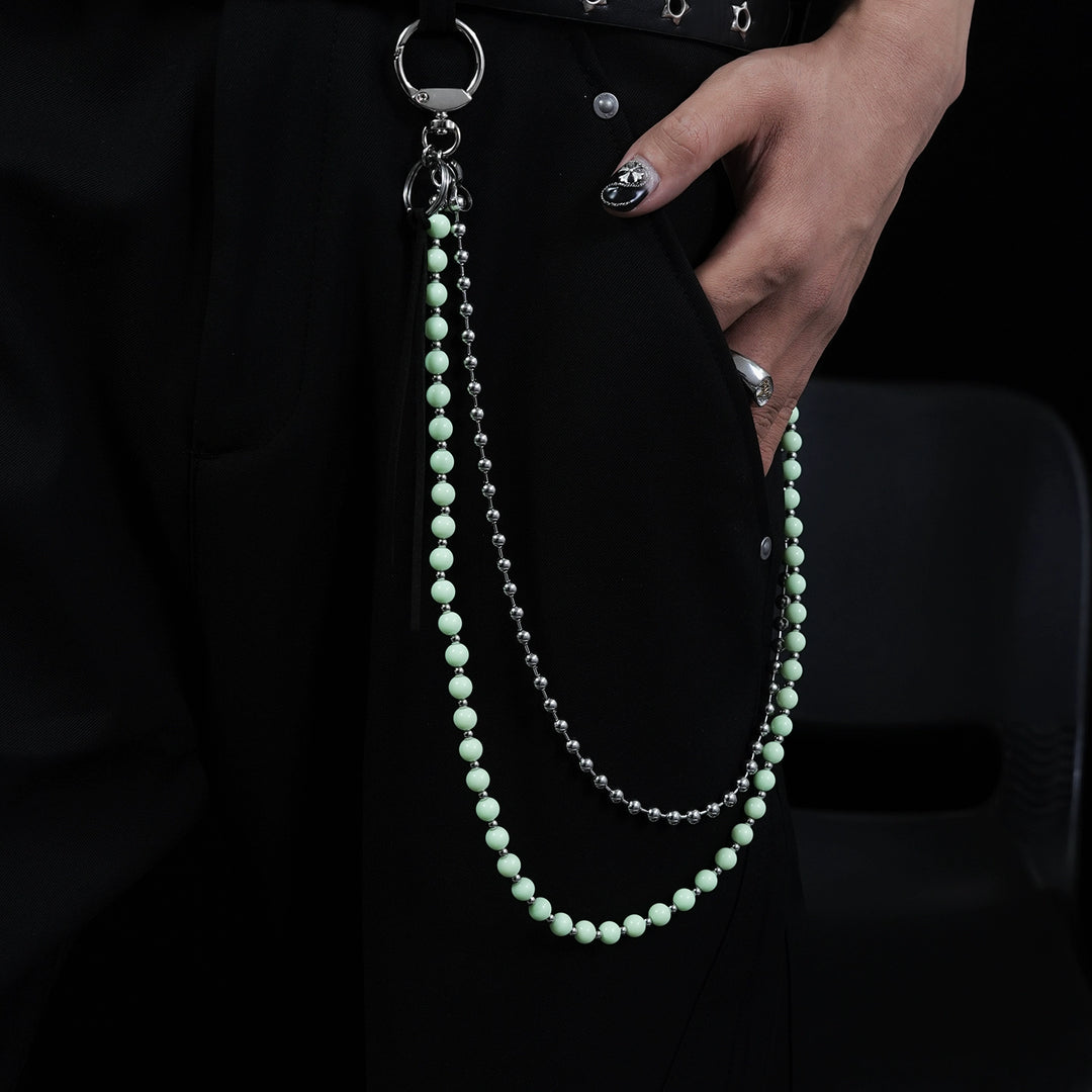 Glass Bead Chain Belt Accessory