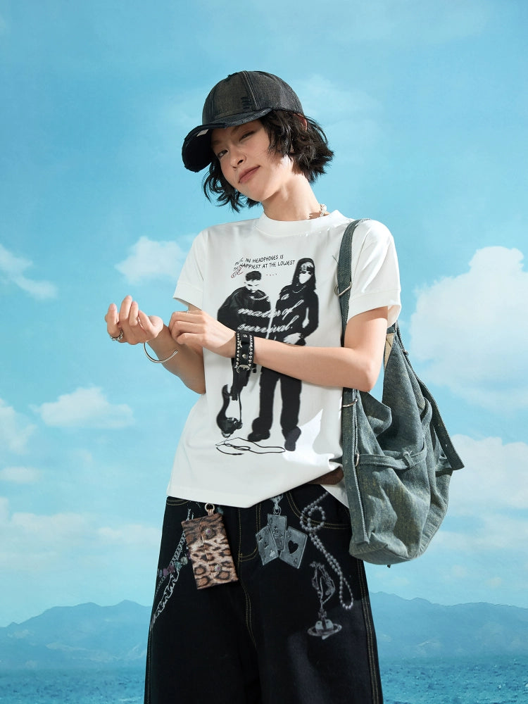 Loose Fit Graphic Short Sleeve T-Shirt