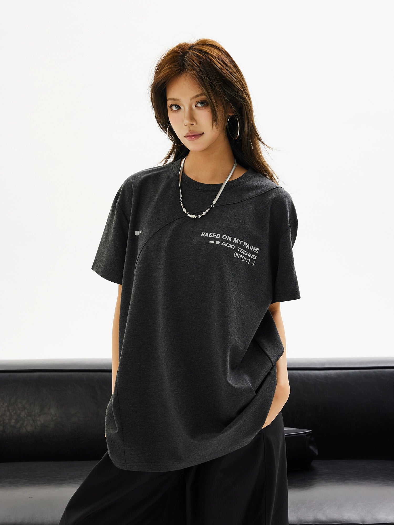 Oversized Deconstructed Short Sleeve T-Shirt