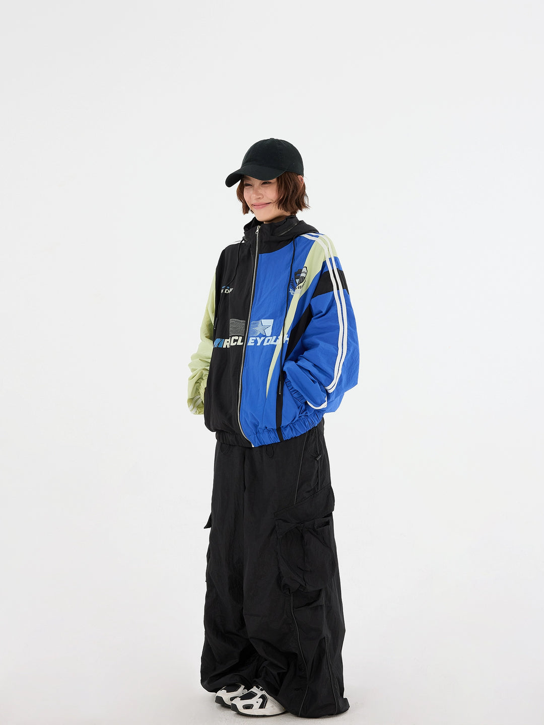 Colorblock Zipper Cardigan Outdoor Jacket