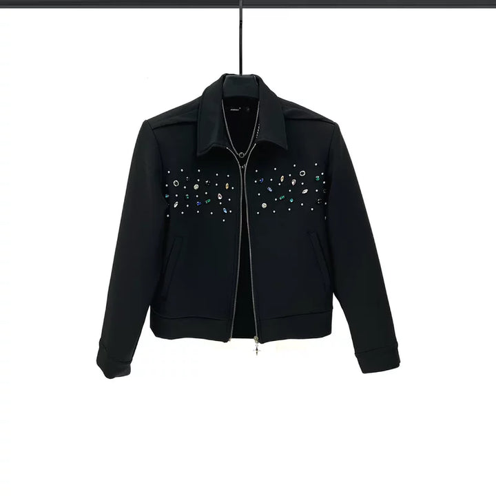 Diamond Pearl Embellished Jacket and Pants (sold separately)