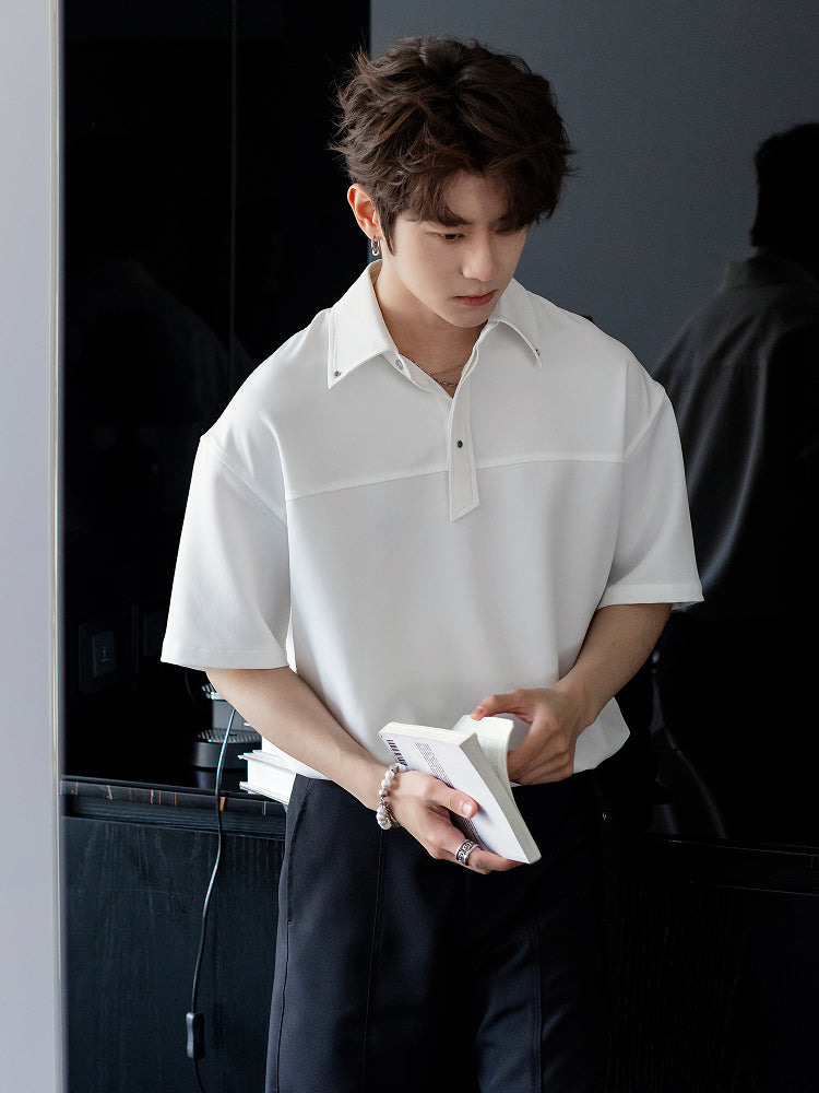 Casual Loose Polo Shirt
