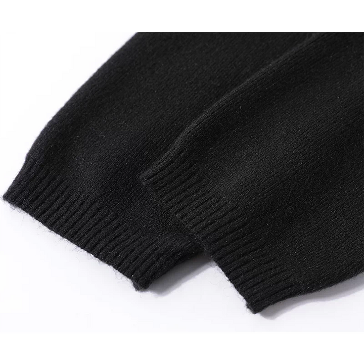 Ensemble de pull en tricot et jupe plissée 