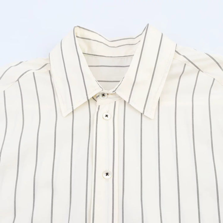 Striped Loose Fit Shirt and Pants Set