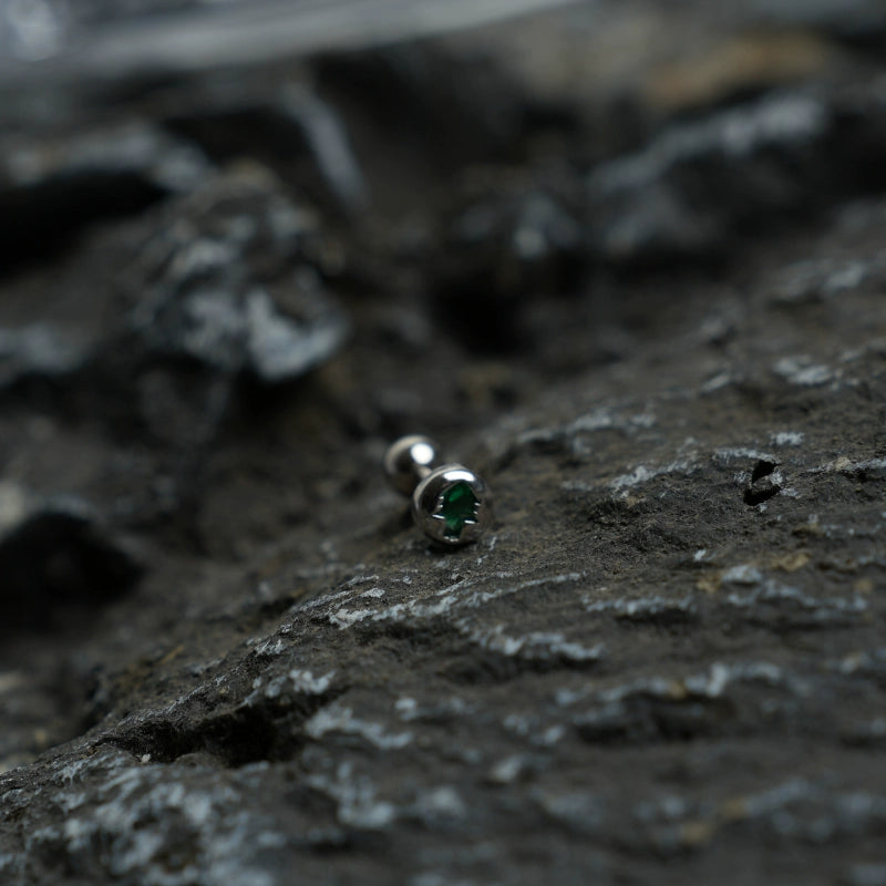 S925 Silver Christmas Tree Stud Earrings