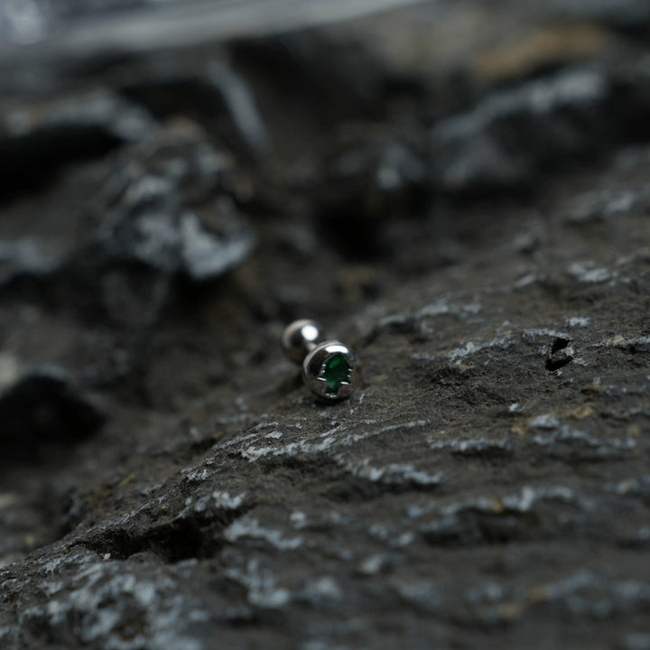 S925 Silver Christmas Tree Stud Earrings