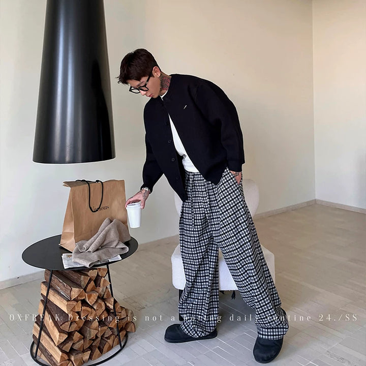 Button-Down Knit Cardigan Sweater