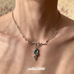 Cat Eye Pendant Necklace