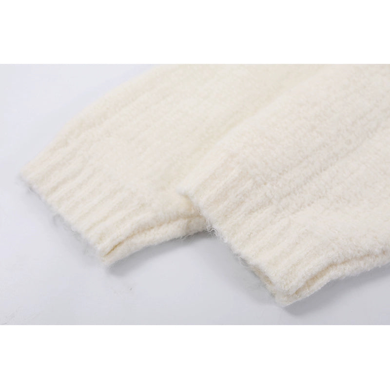 Flower Hollow Knit Sweater