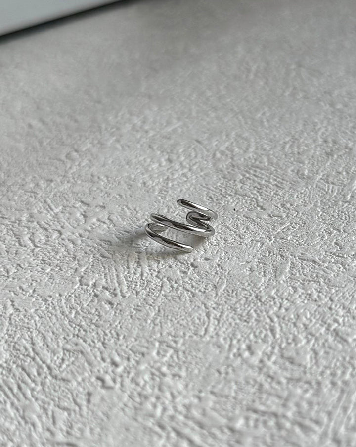 Sterling Silver Ear Cuff Clip Non-Pierced