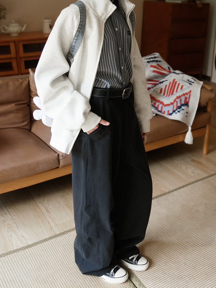 Loose Straight Wide Leg Pants