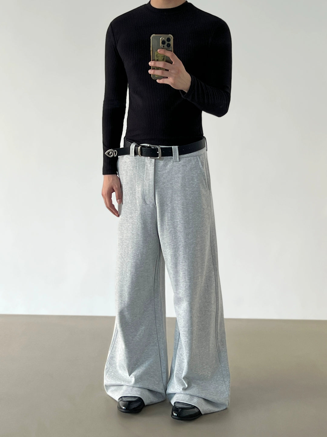 Loose Drape Casual Sweatpants