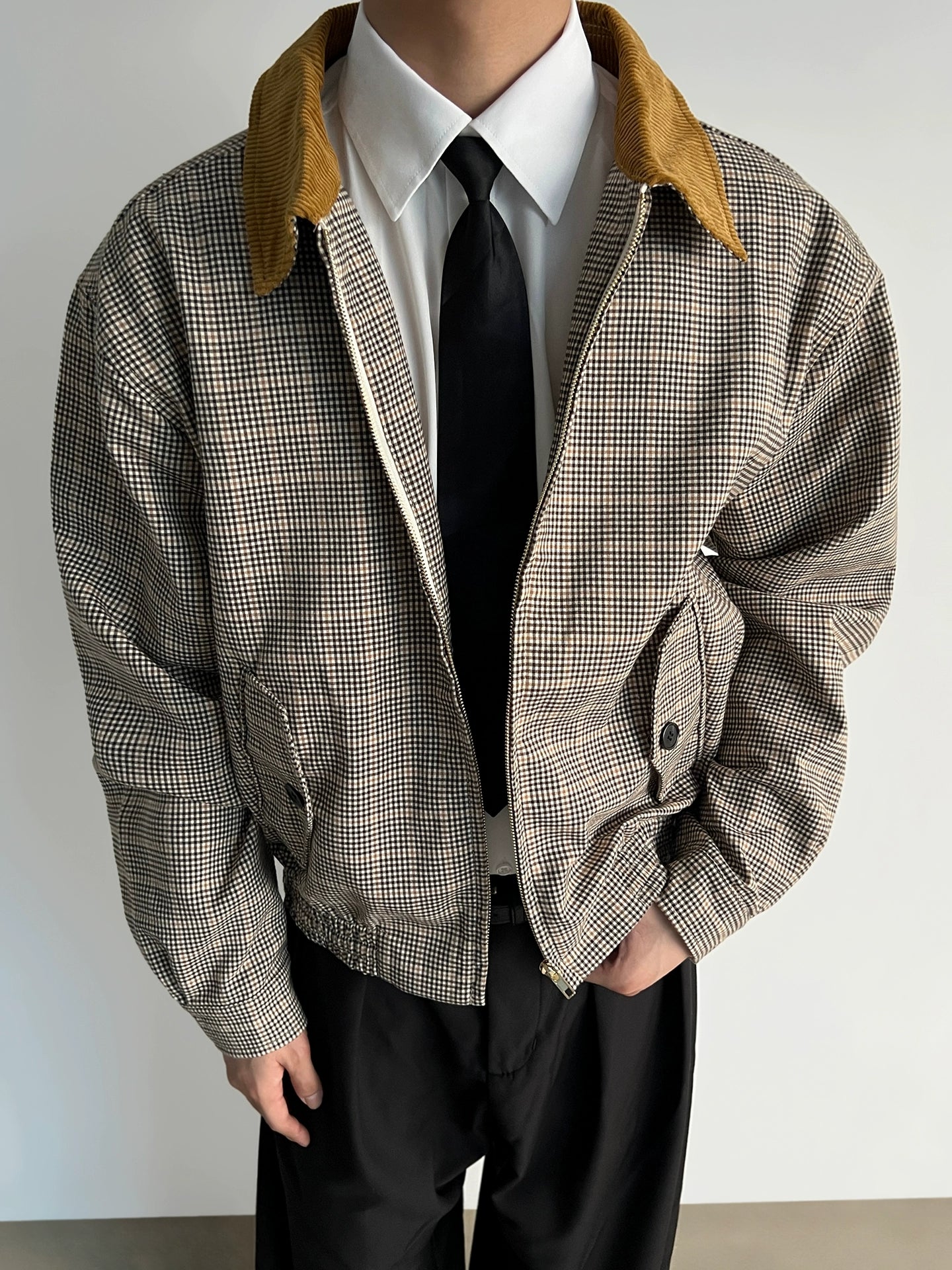 Pötikare Kadife Yaka Temiz Kesim Ceket 