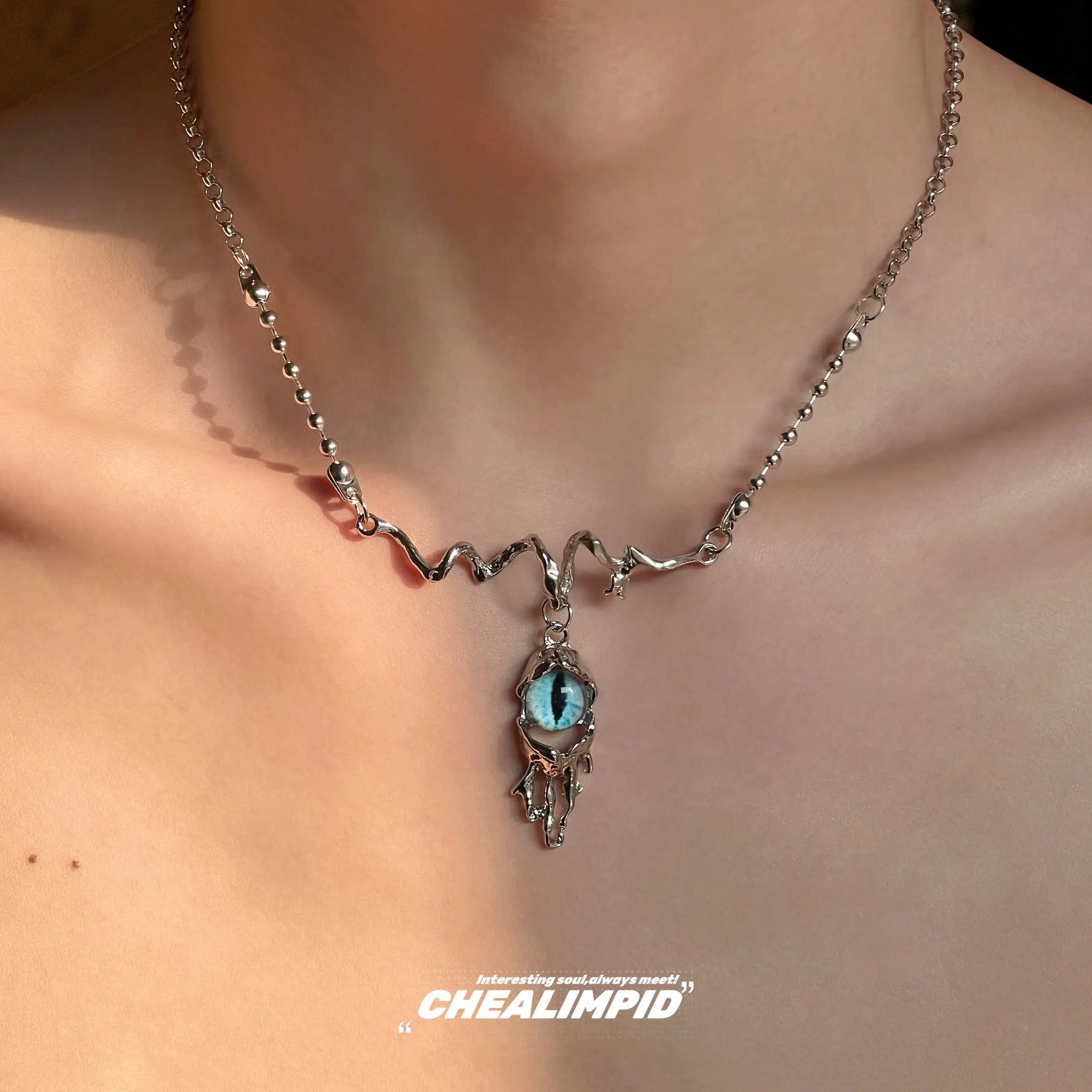 Cat Eye Pendant Necklace