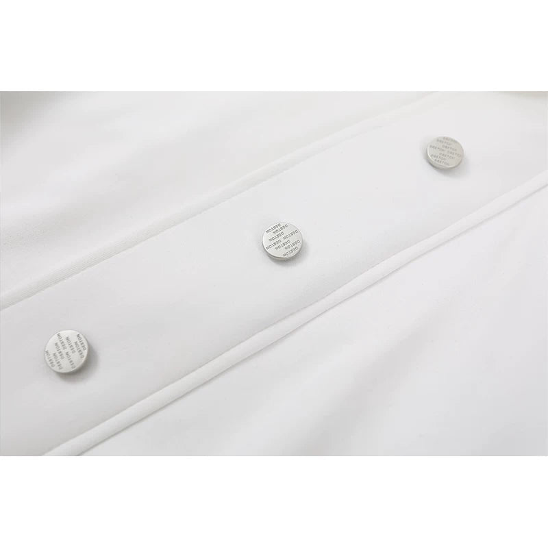 Stand Collar Jacket and Shorts