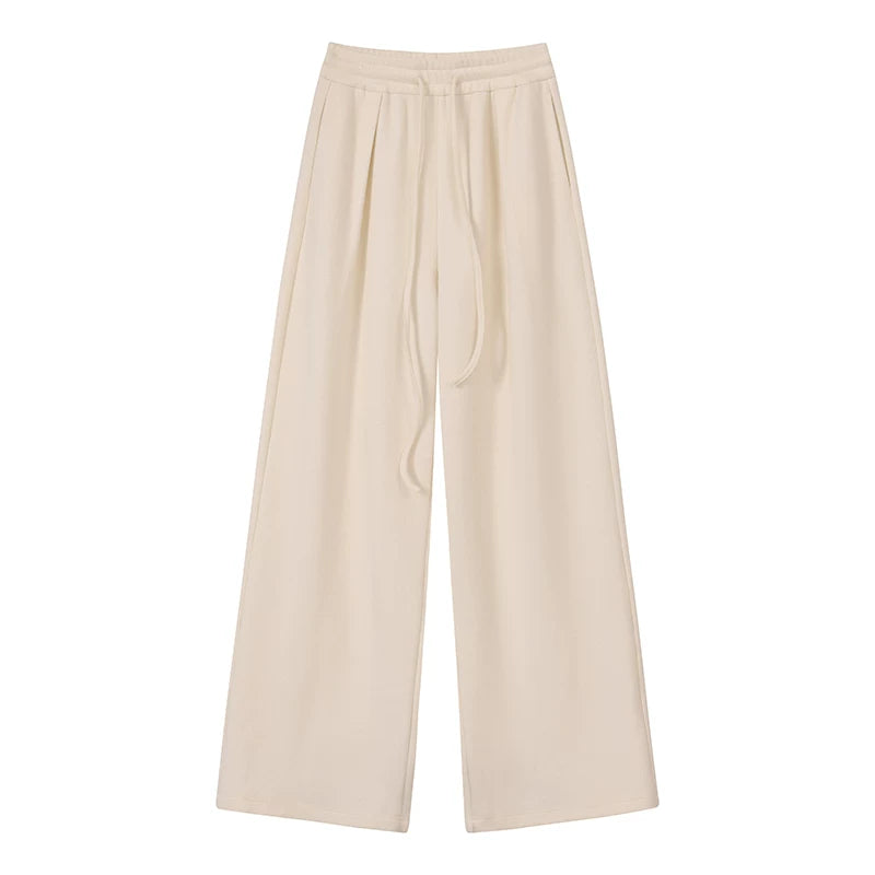Soft Thickened Wide-Leg Casual Pants
