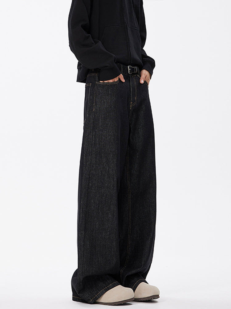 Wide-Leg Loose Fit Jeans