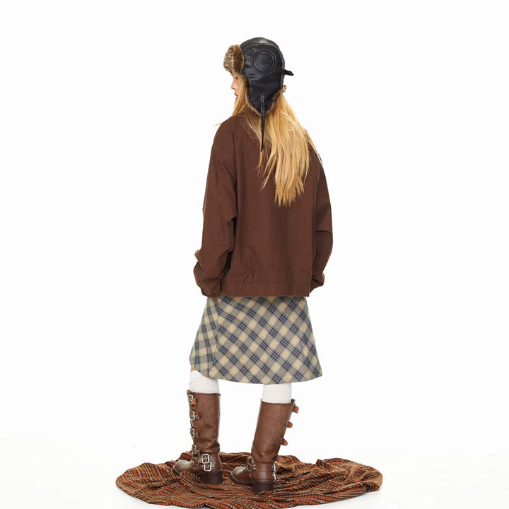 Patchwork Functional Workwear Jacket