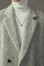 Wool Coat with Double Button Front