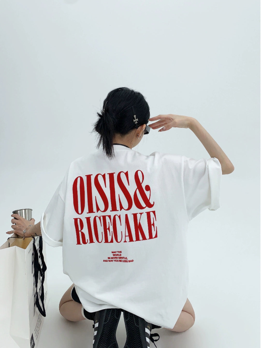 Letter Print Loose Fit T-shirt
