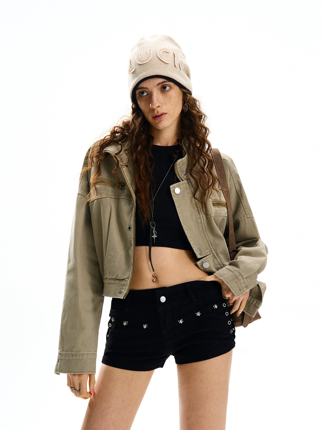 Short Denim Work Jacket