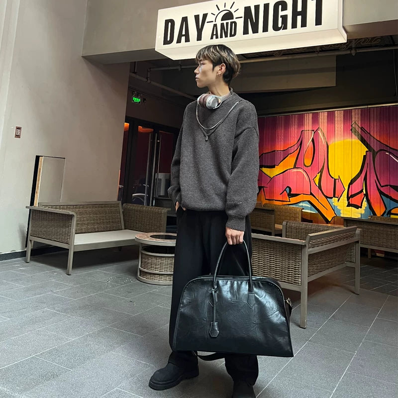 Leather Large Capacity Travel Bag