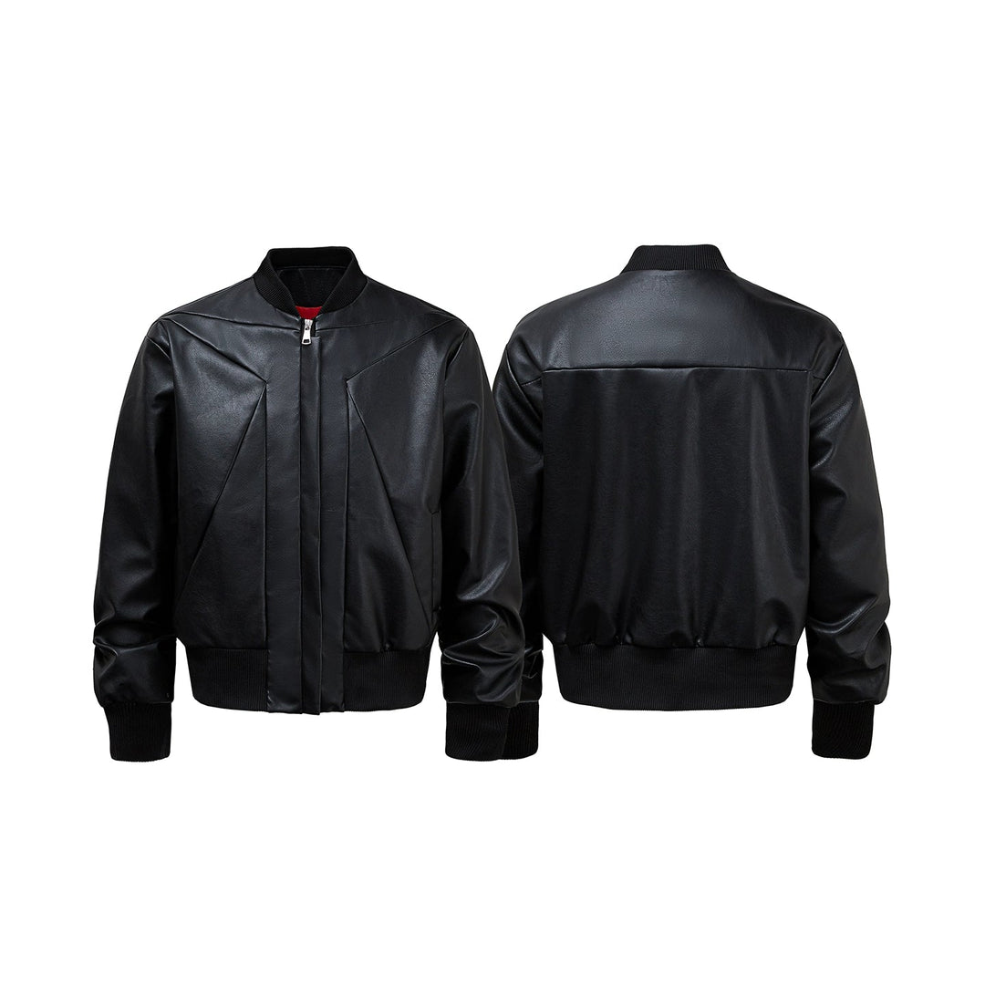 Leather Deconstructed Motorcycle Jacket