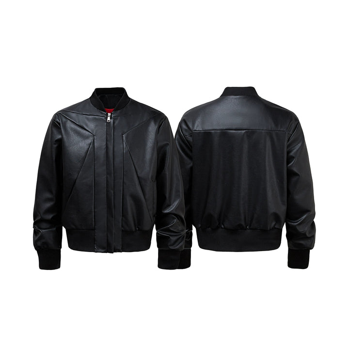 Leather Deconstructed Motorcycle Jacket