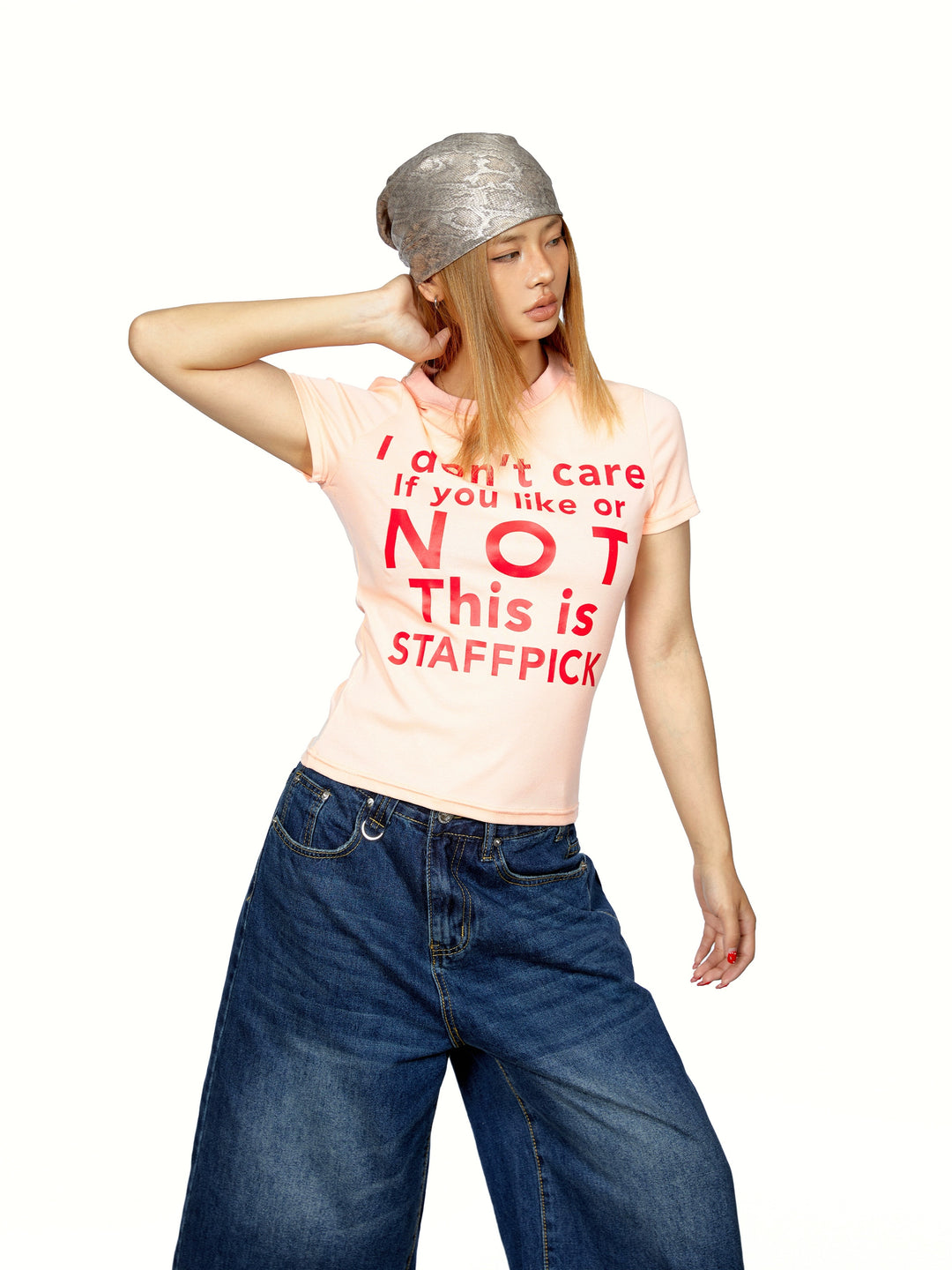 T-shirt à manches courtes slim fit avec impression de lettres 
