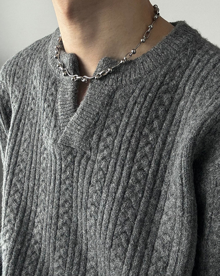 Titanium Steel Hip-Hop Chain Necklace