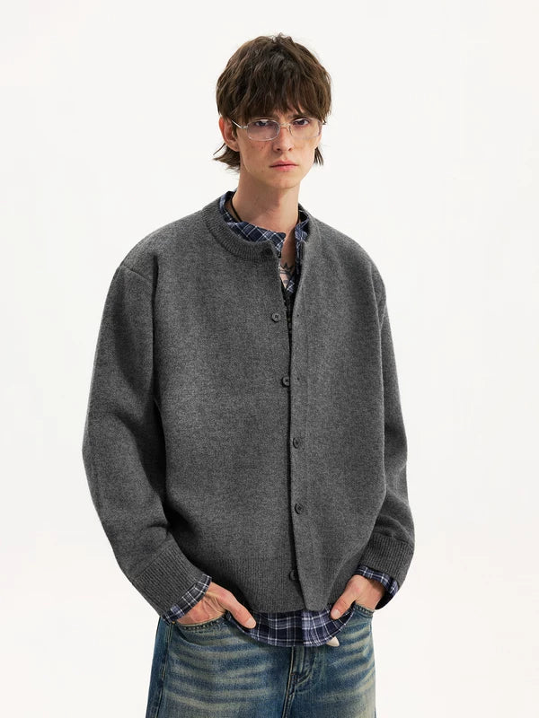Maglione cardigan in cashmere invernale 