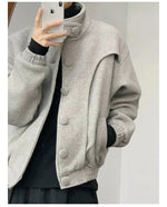 Thickened Wool High-Collar Jacket