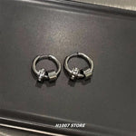 Titanium Steel Non-Pierced Stud Earrings