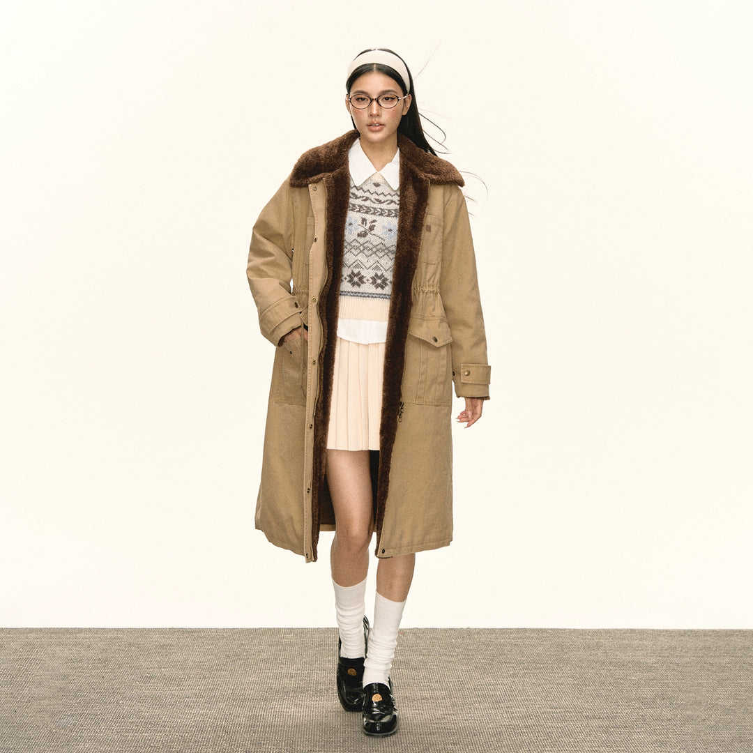 Retro Cotton Long Jacket