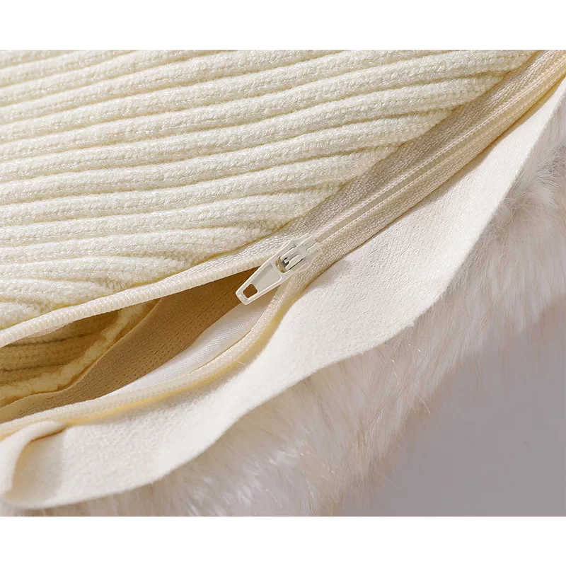 Chaqueta de manga de punto con parche de piel sintética 