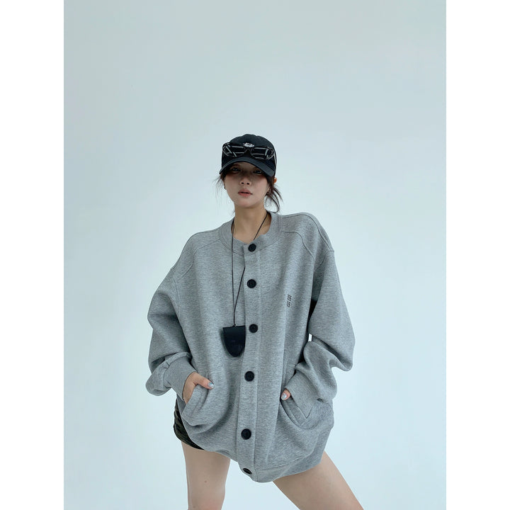 Loose Round Neck Jacket