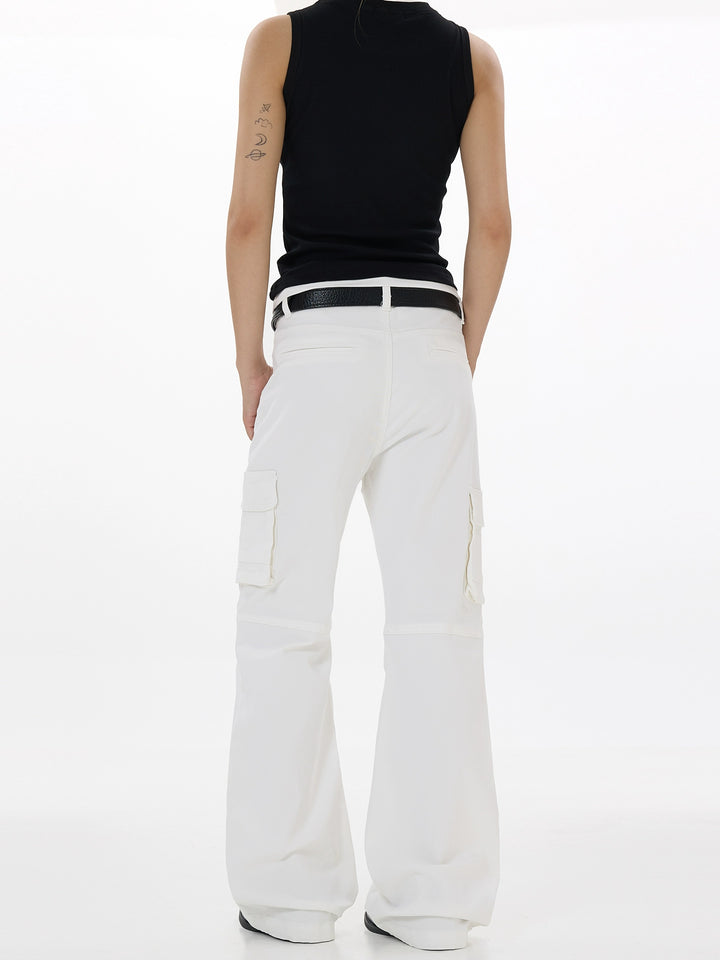 Relaxed Fit Straight Cargo Pants