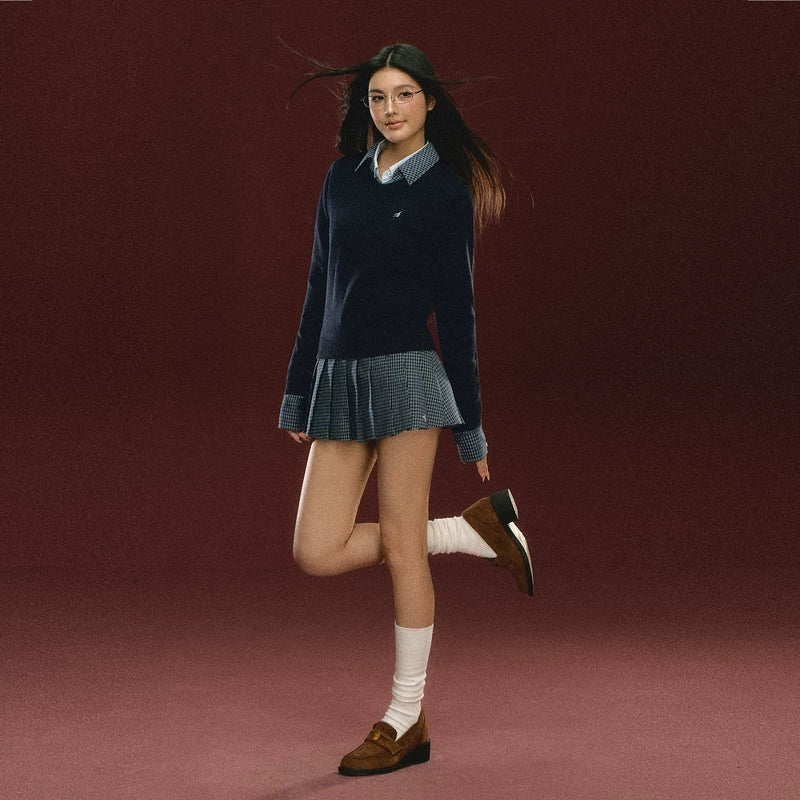 Plaid Skirt and Sweater (sold separately)