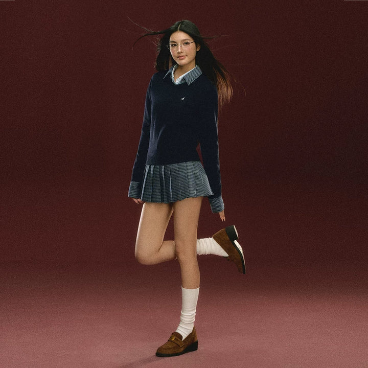 Plaid Skirt and Sweater (sold separately)