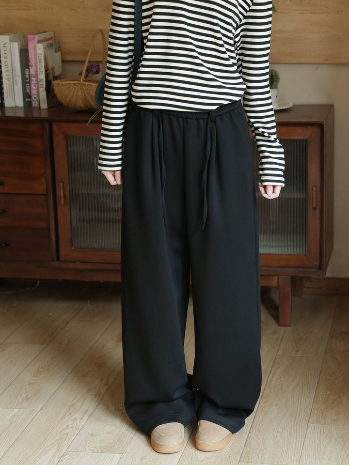 Loose Straight Drape Sports Pants