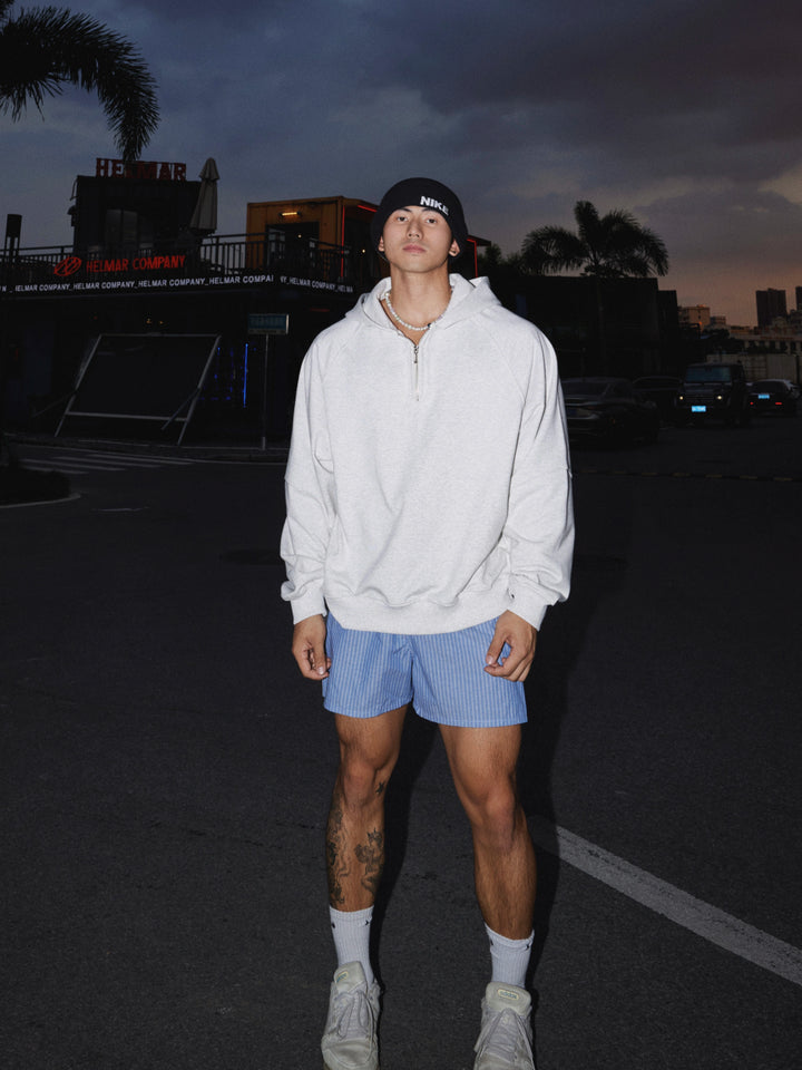 Pinstripe Casual Commuter Shorts