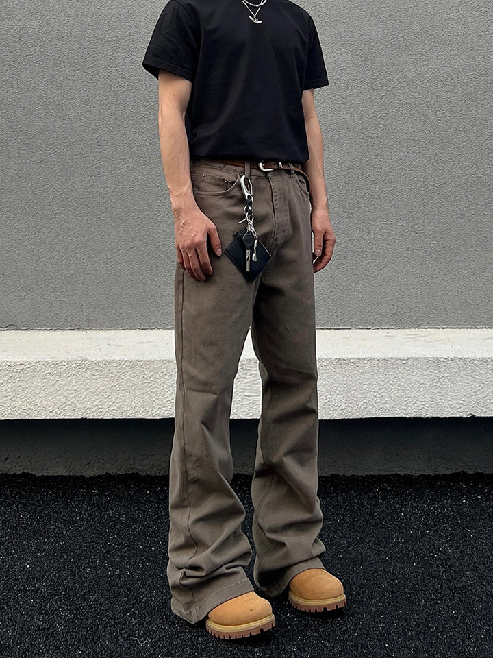 Kalhoty s bootcut, rozšířené, rovné, slim fit 