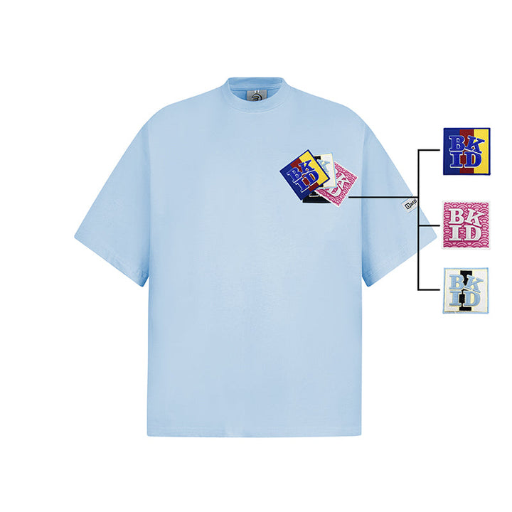 ベルクロパッチ ルーズフィット 半袖Tシャツ 