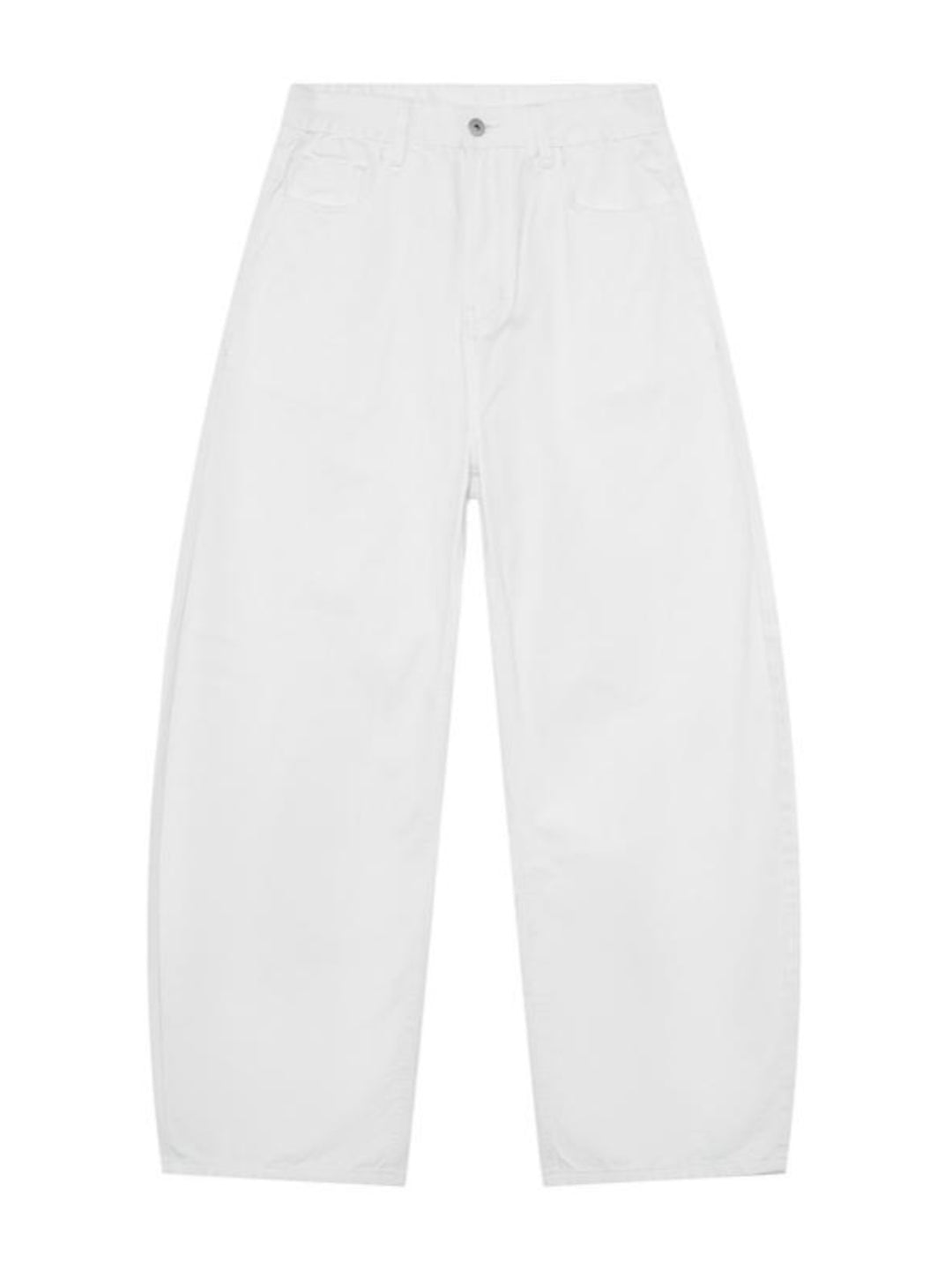 Wide-Leg Casual Jeans