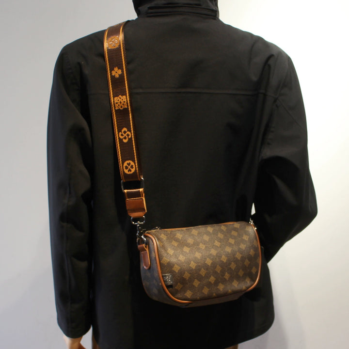 Patterned Leather Crossbody Bag
